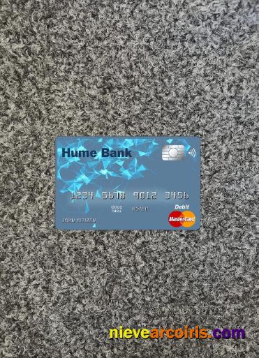 Australia Hume bank master card photolook